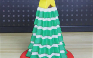 Choose UJOYBIO3D's best high-tenacity PLA filament to print a unique rotating Christmas tree - UJOYBIO