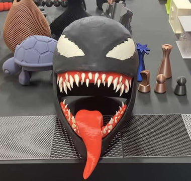 WE ARE VENOM - Creating a Venom Helmet with 3D Printing - UJOYBIO