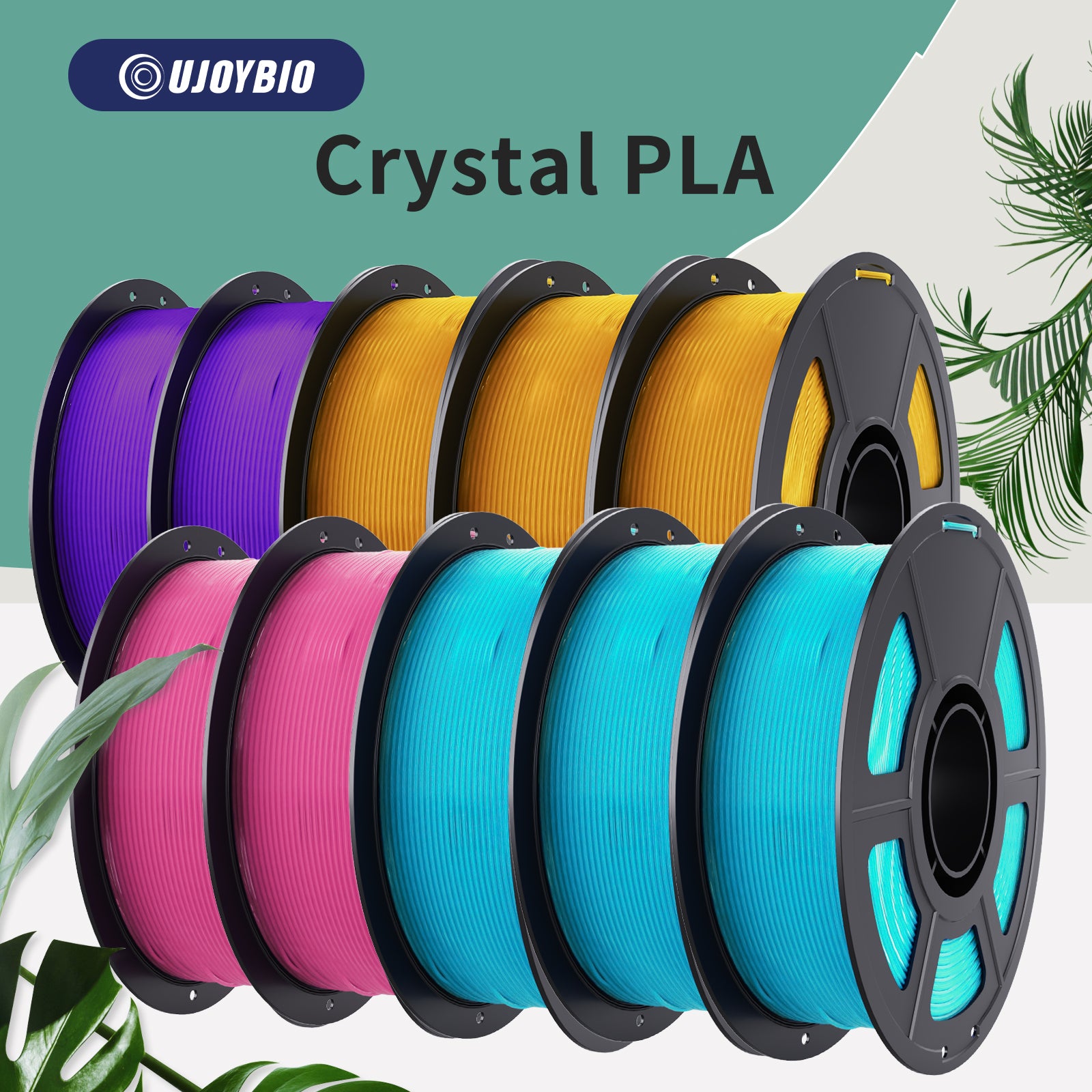 UJOYBIO Crystal PLA 3D Filament 10KG