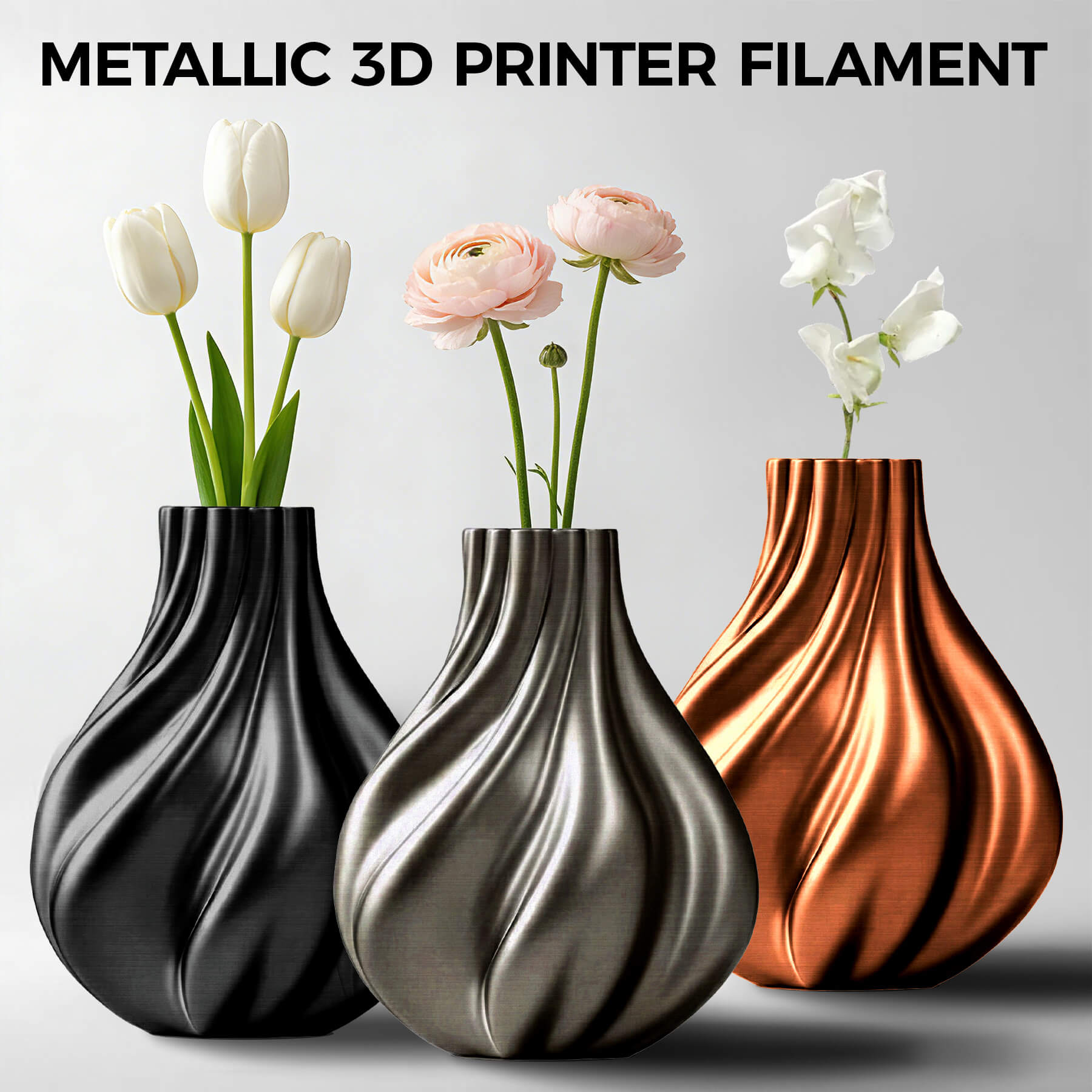 METALLIC 3D PRINTER FILAMENT