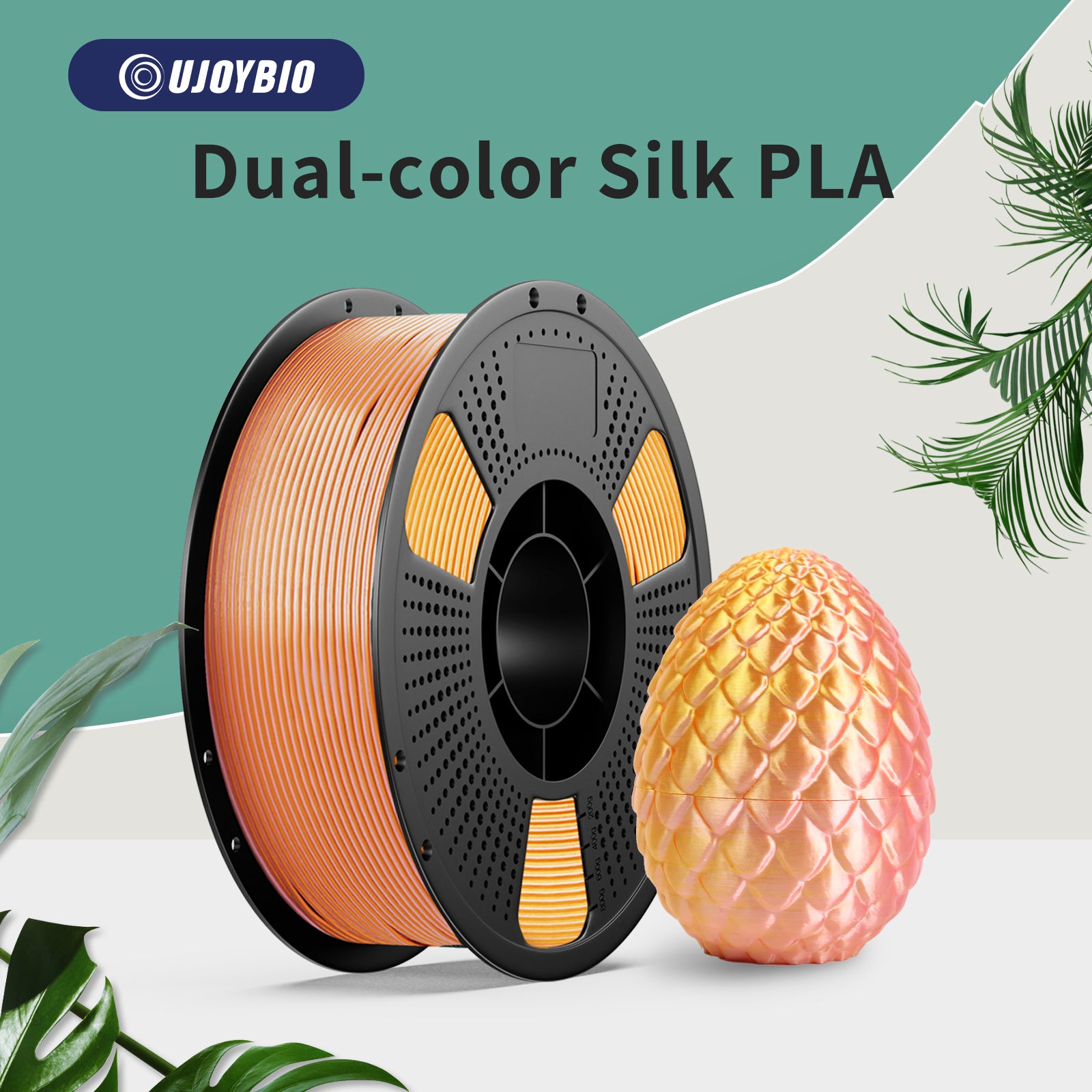 UJYOBIO Dual-color Silk PLA 3d printer filament