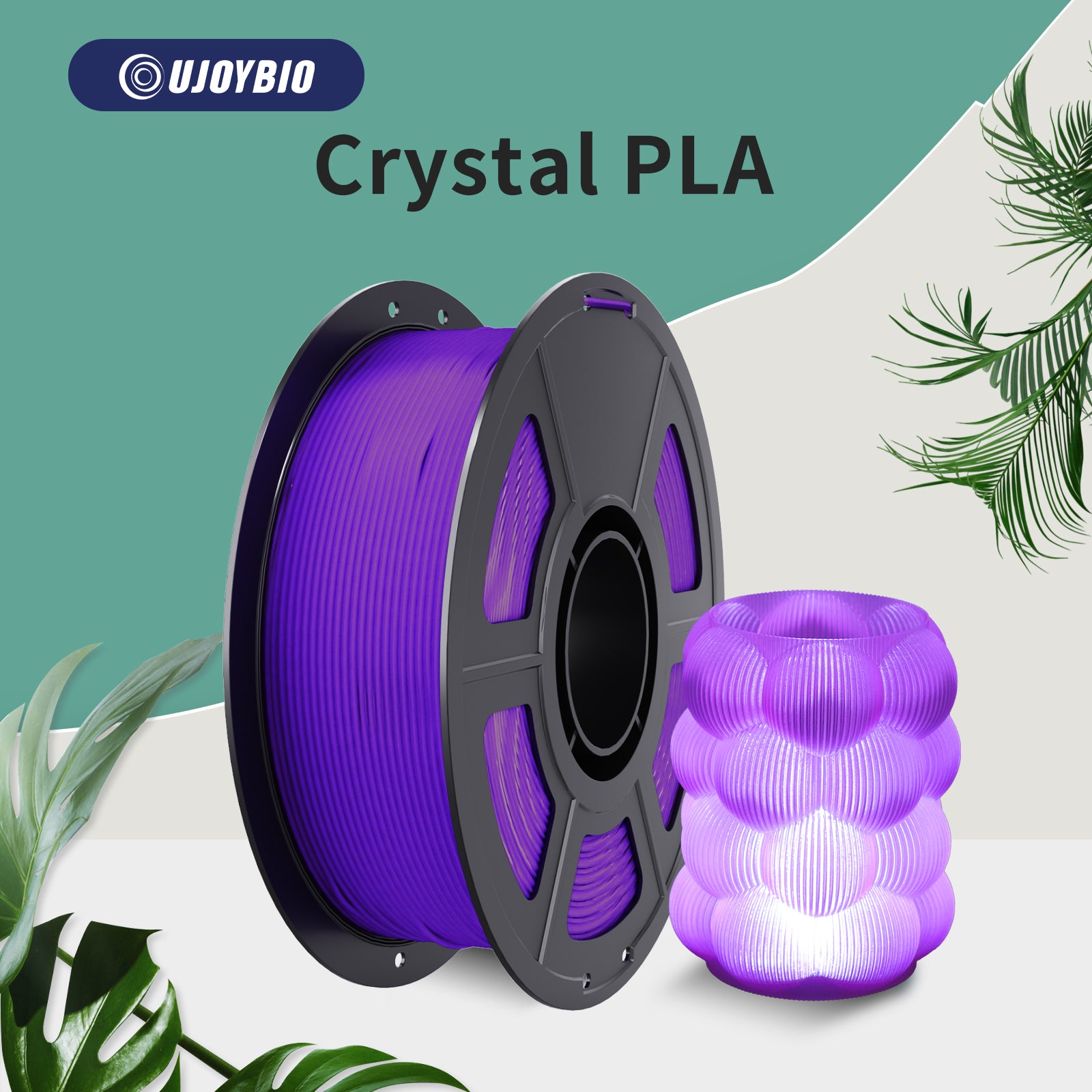 UJOYBIO Crystal PLA 3D Filament 1KG