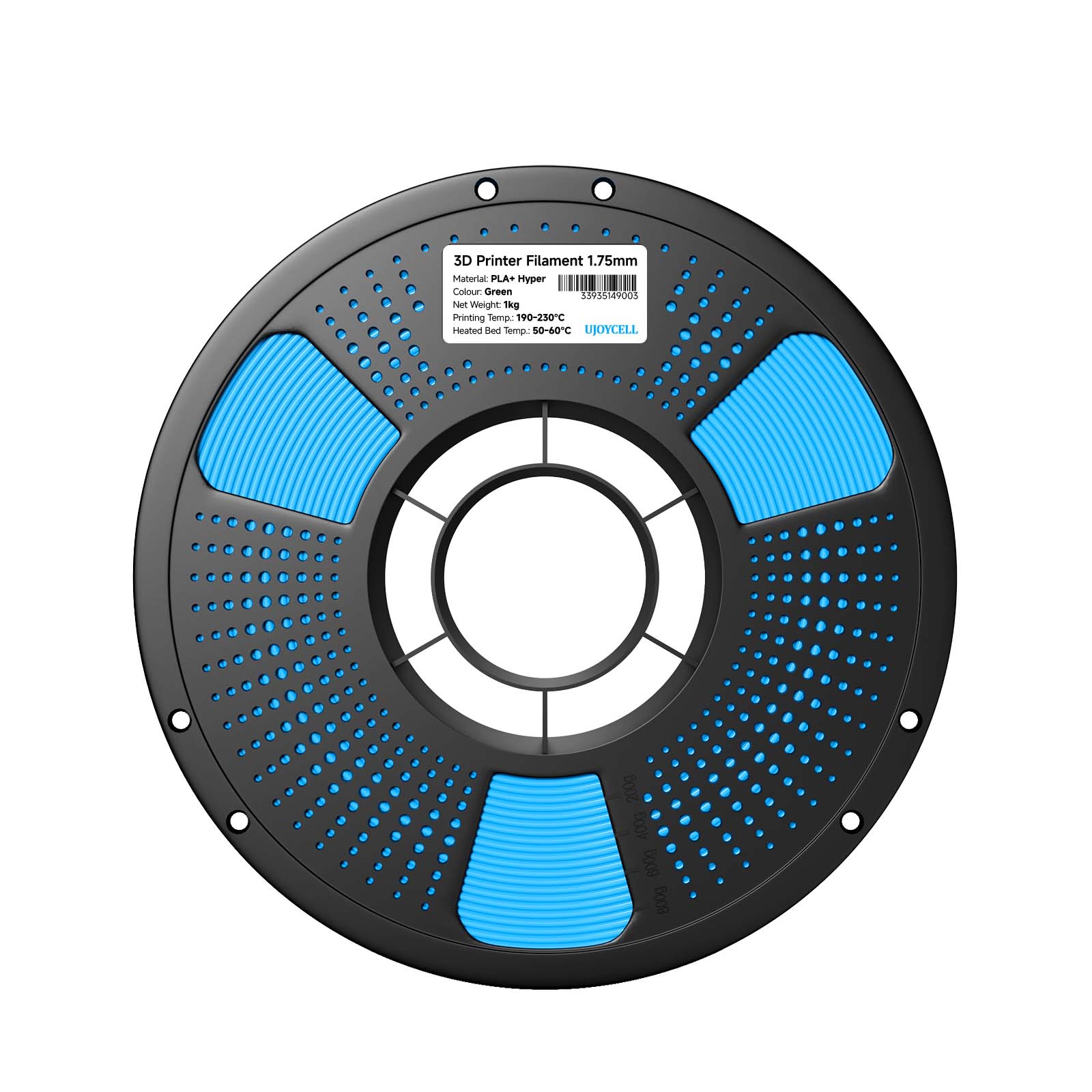 UJOYCELL Hyper PLA + 3D  Printing  Filament 1.75MM 1KG