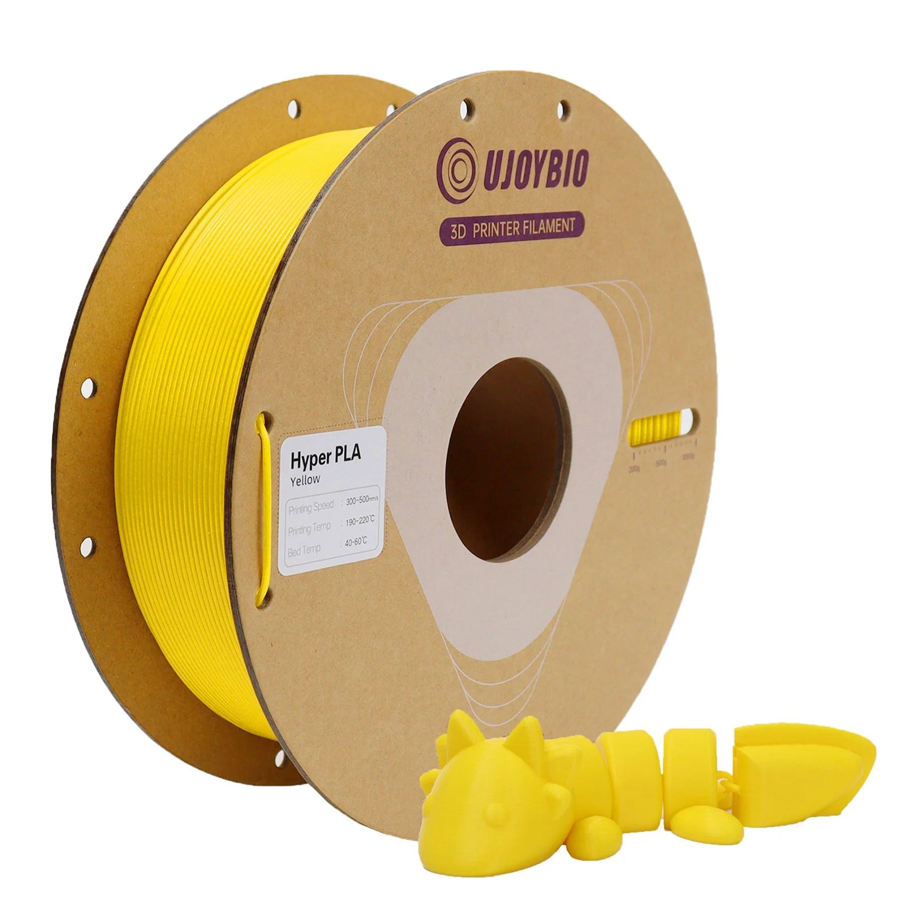 Hyper PLA Plus Filament 1.75mm 1KG Yellow - UJOYBIO