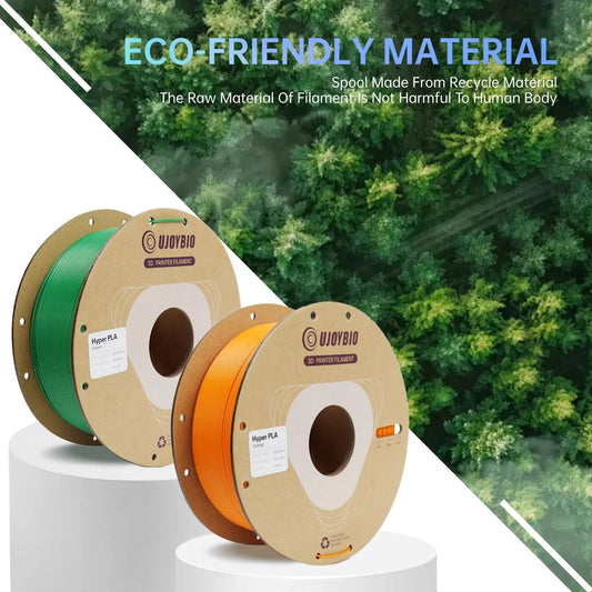 Hyper PLA Plus Filament 1.75mm Green 10KG - UJOYBIO