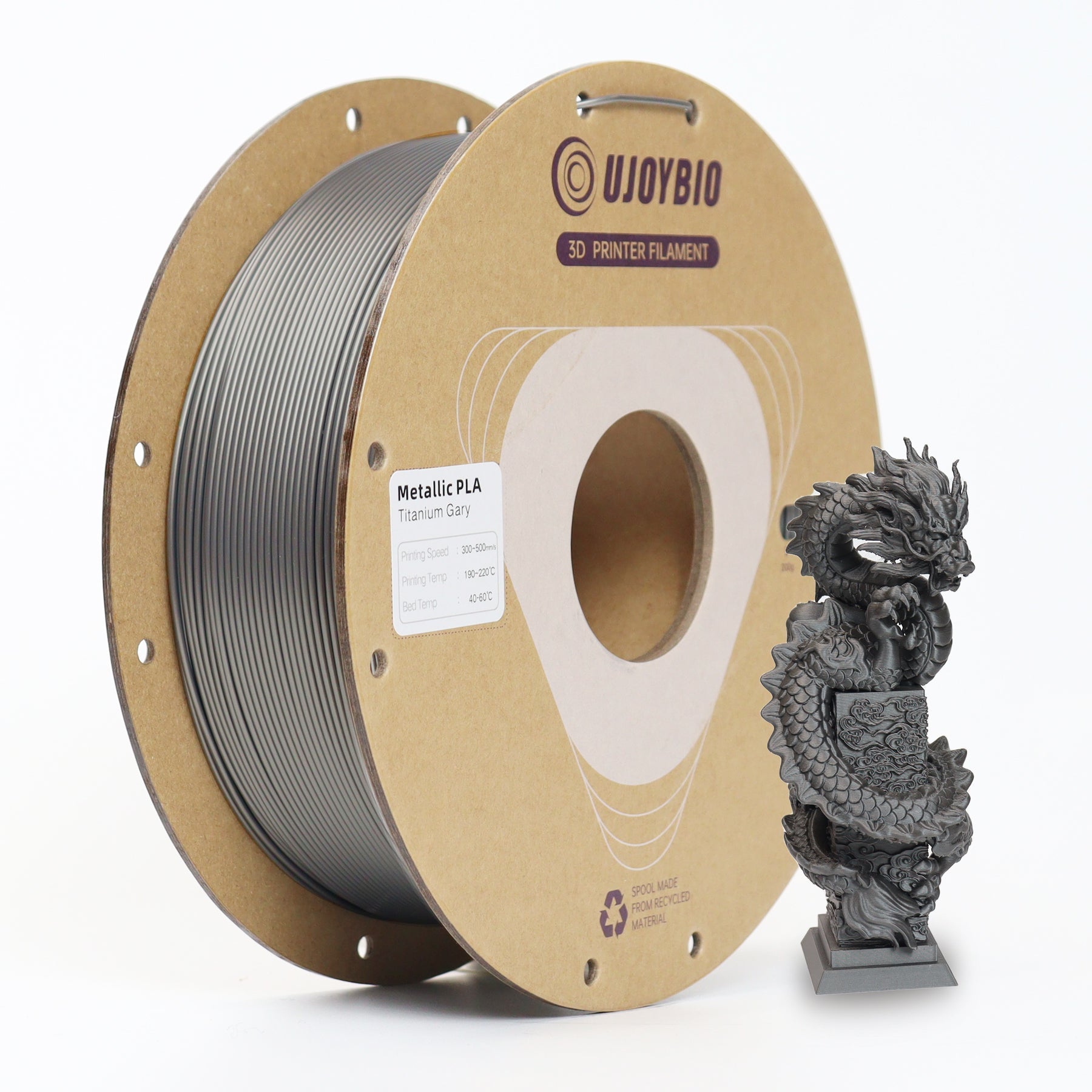 Metallic PLA Plus Filament 1.75mm 1KG - UJOYBIO