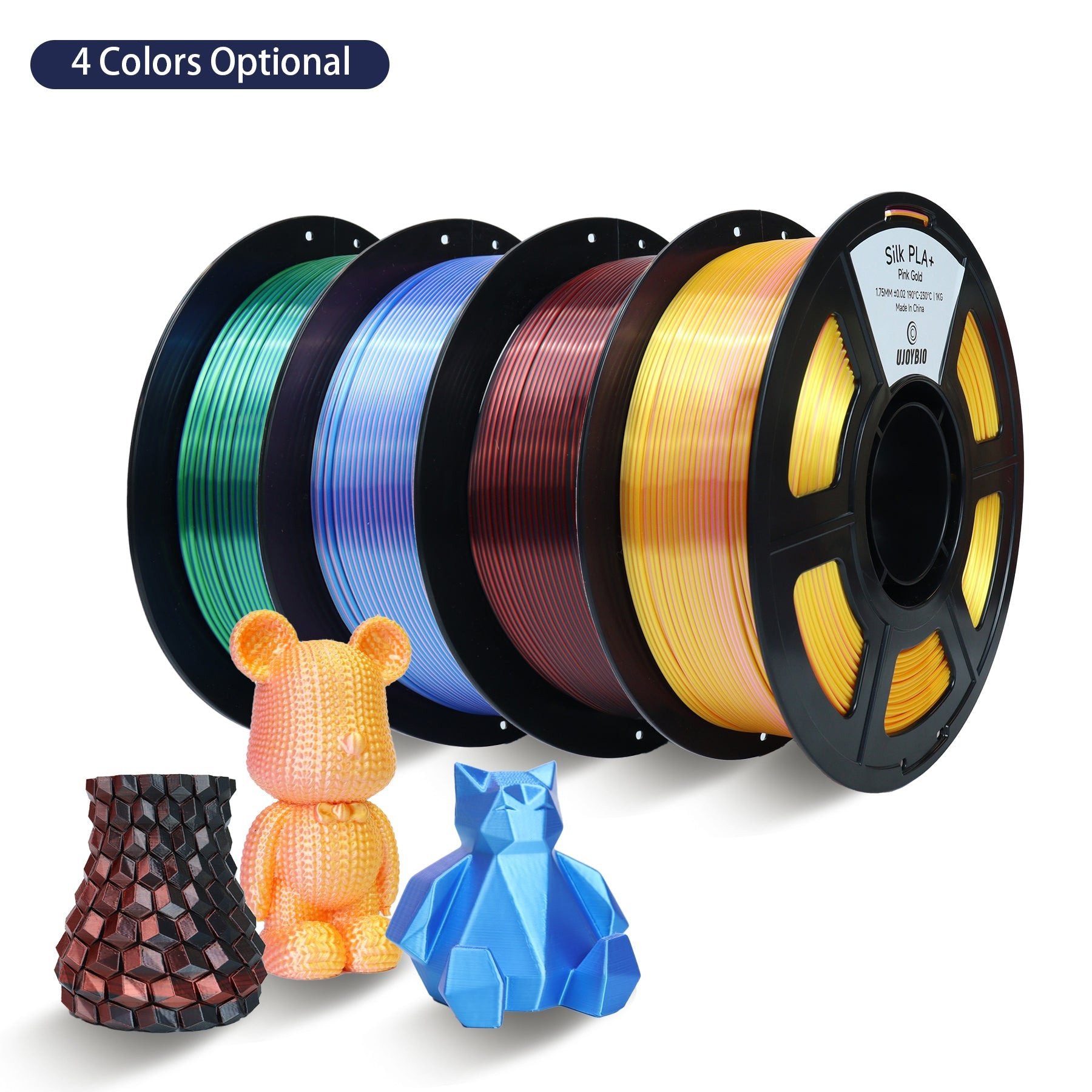 [MOQ: 4KG]SILK Filament(Dual - Color) 1KG - UJOYBIO