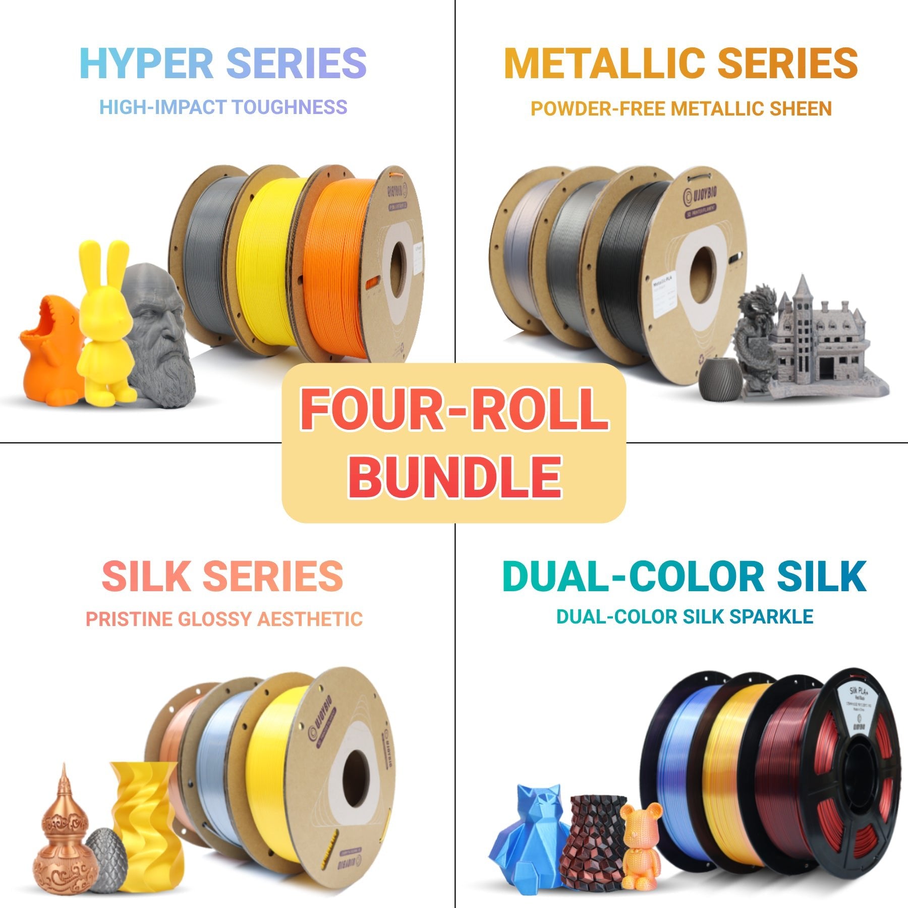 [Optional MOQ: 4KG]Printing Filament 1KG - UJOYBIO